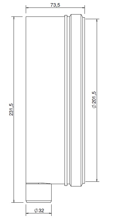 Twinline Condensate trap horizontal/vertical PP 200 thumbnail