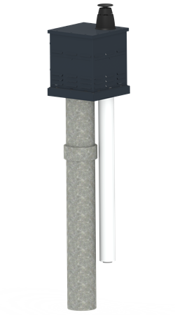 Mini-Delta Top Gespiegeld PP 60/100 XL, zonder riool thumbnail