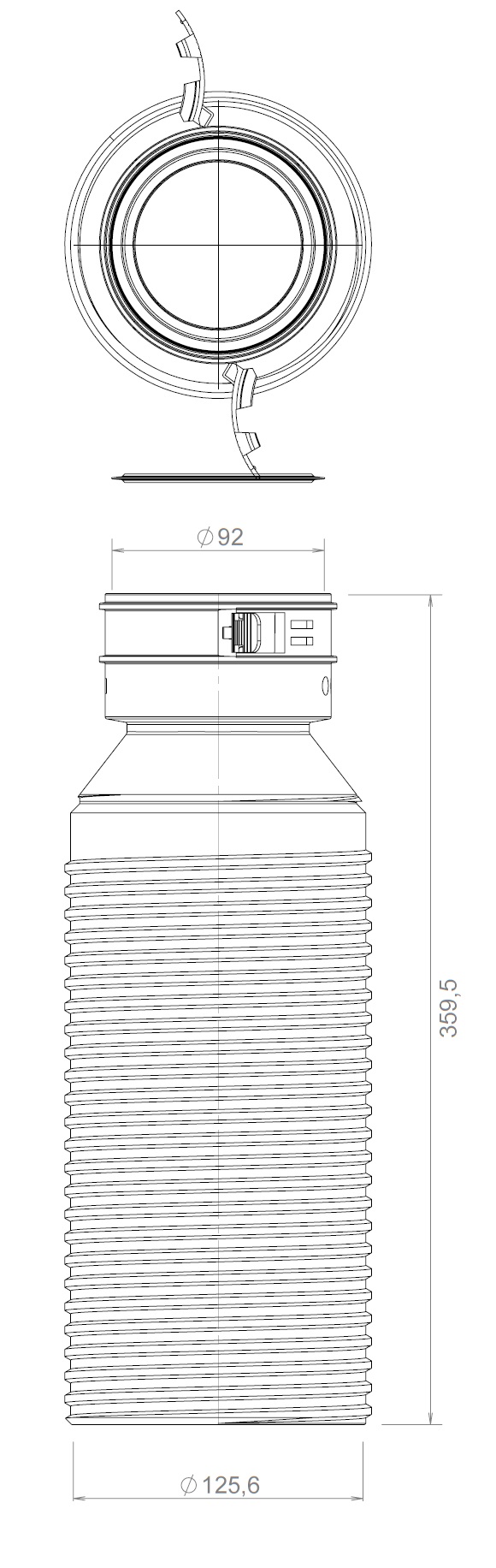 Hybalans+ Valve connection 125 92 thumbnail