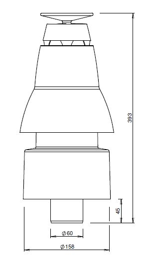 Skyline Top PP 60 for Chimney pot 158 thumbnail
