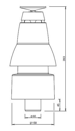 Skyline Top PP 60 for Chimney pot 158 thumbnail