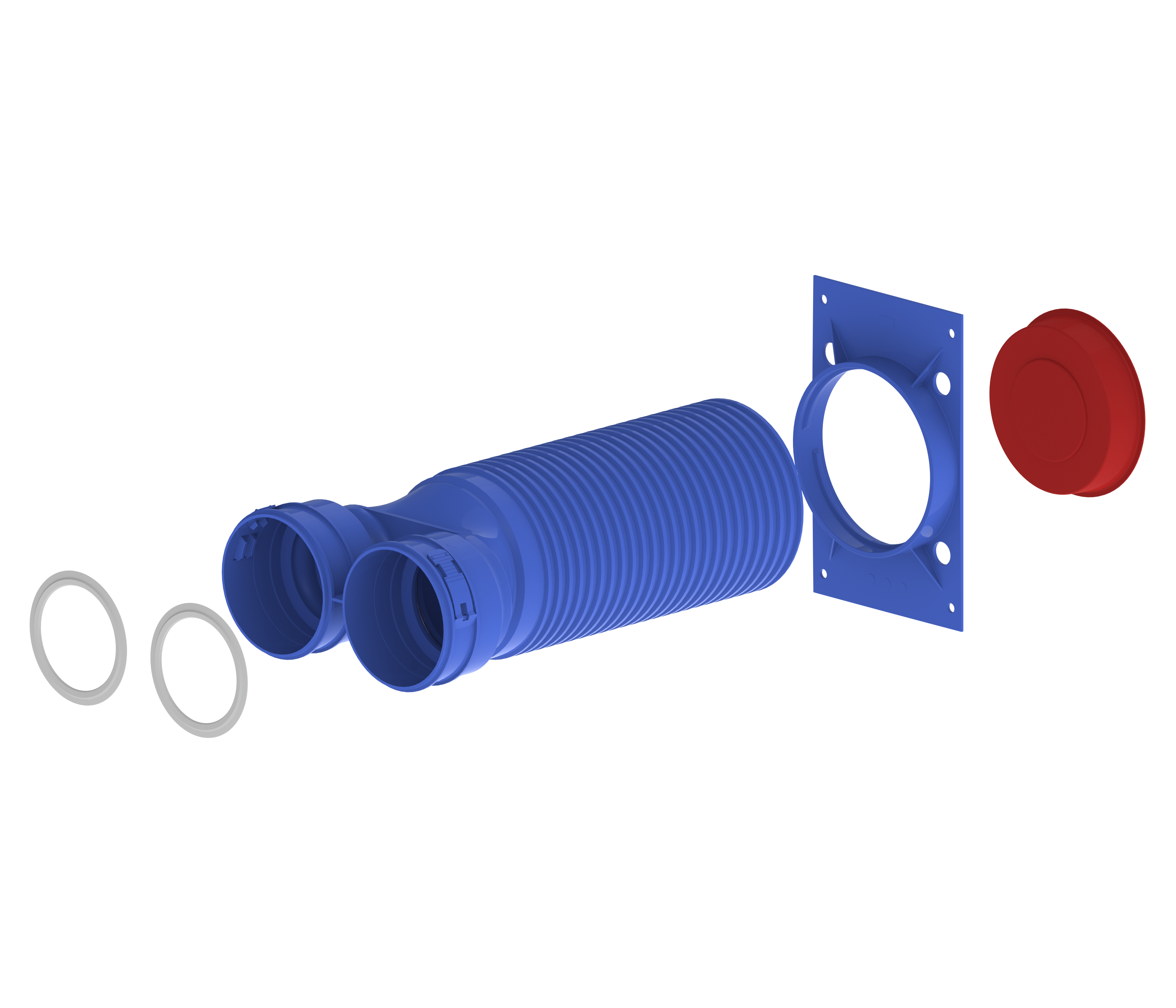 Hybalans+ Ventielaansluiting 125 2x92