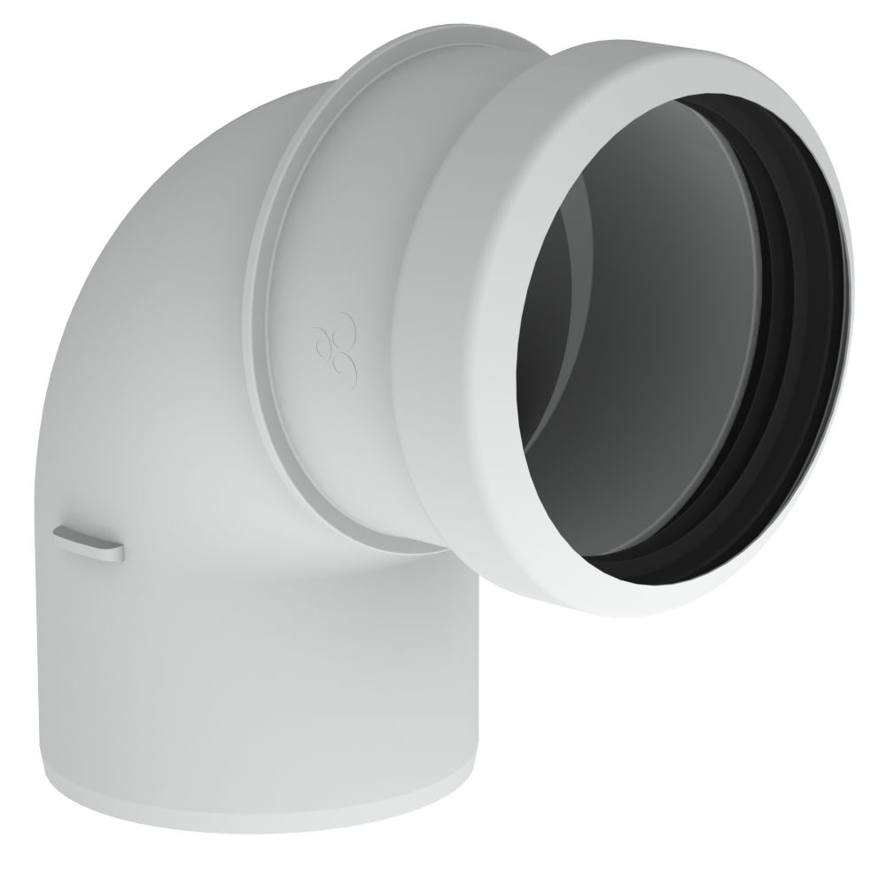 Burgerhout Safe-PP Elbow 90°