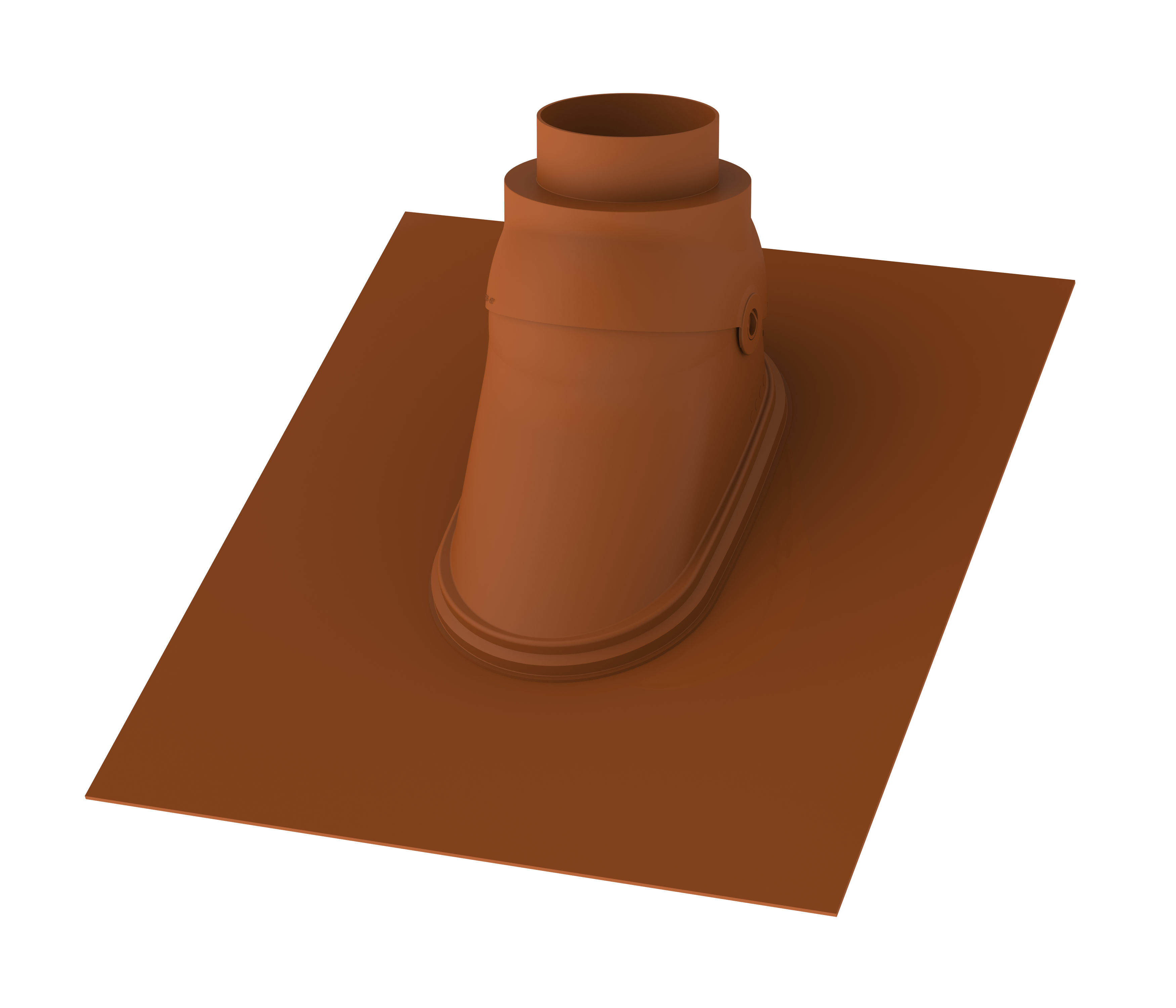 FX Easy Pitched Roof Flashing 140 Terra thumbnail