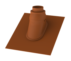 FX Easy Pitched Roof Flashing 140 Terra thumbnail