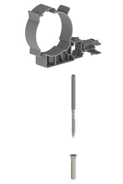 Twinline Wall bracket PP 60 gray thumbnail