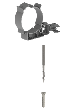 Wall bracket PP 80 Gray thumbnail