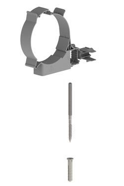 Burgerhout Twinline Bracket PP 100 Gray thumbnail