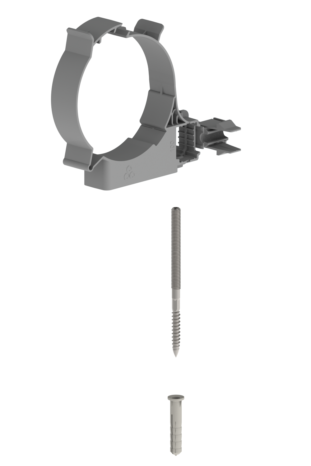 Burgerhout Twinline Bracket PP 100 Gray thumbnail