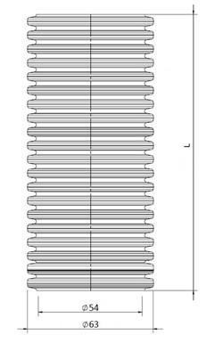 MiniFlex Flexible pipe PP 60 L=10M thumbnail