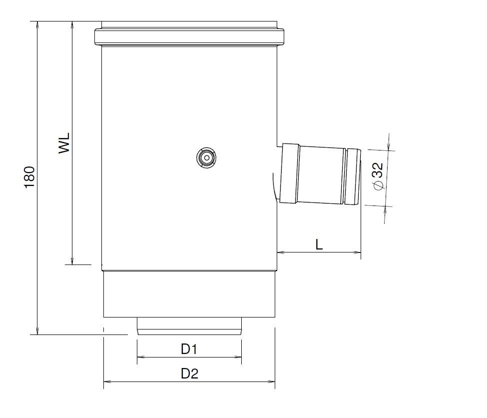 TwinSafe Condensate trap PP Concentric 80/125 thumbnail